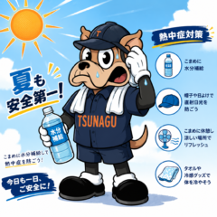TSUNAGUの熱中症対策